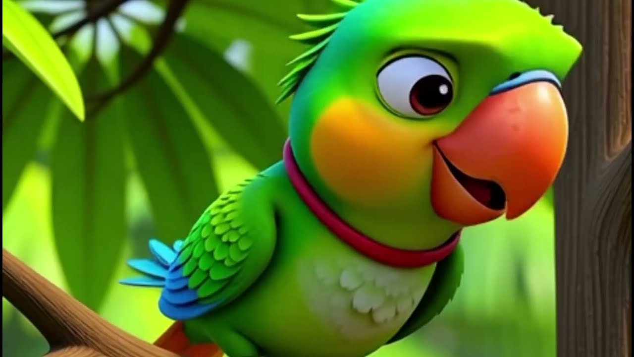 🦜parrot And Snake Story .🐍