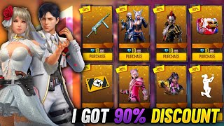 I Got 95% Discount In Mega Mystery Shop Event I Got Crazy Bunny MP40 Skin In Special Event Free Fire