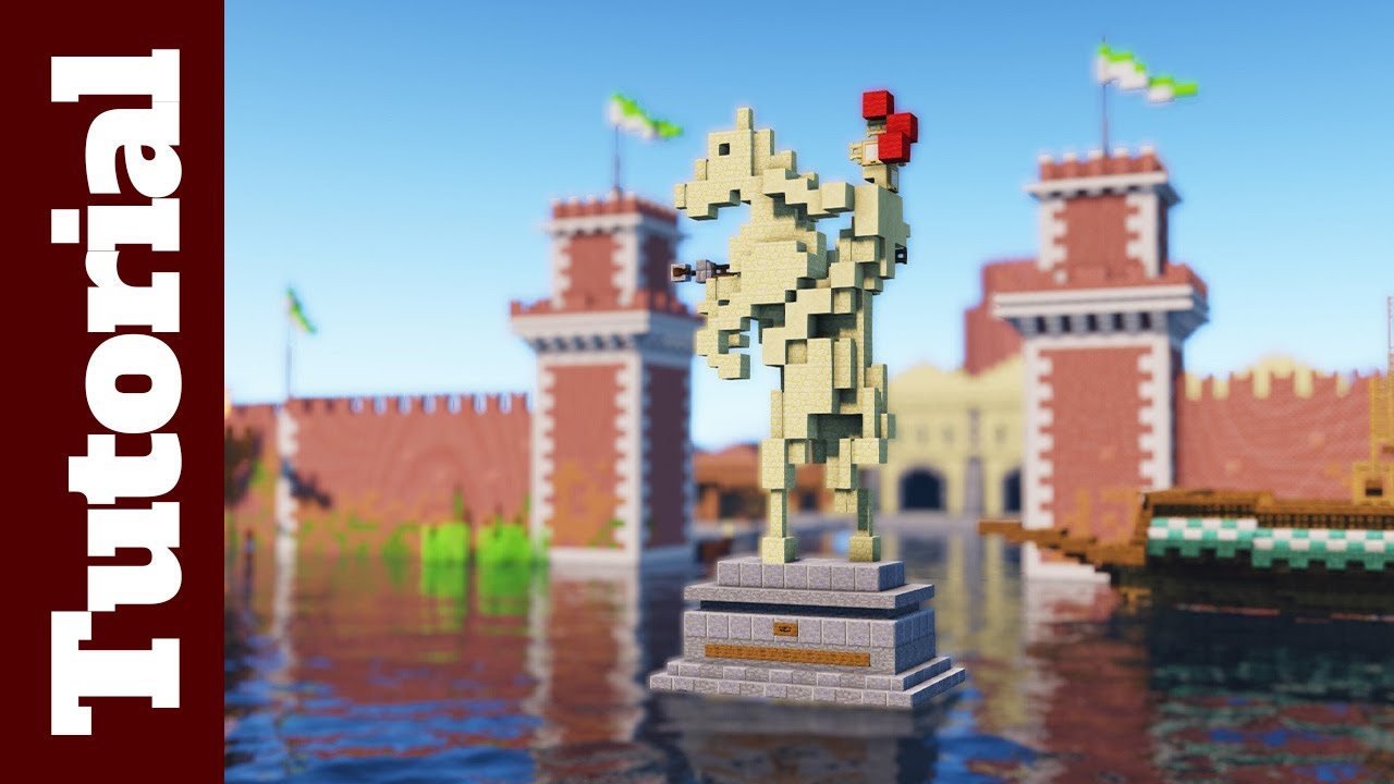 Minecraft: Reiterstatue in Minecraft bauen [Tutorial] - YouTube