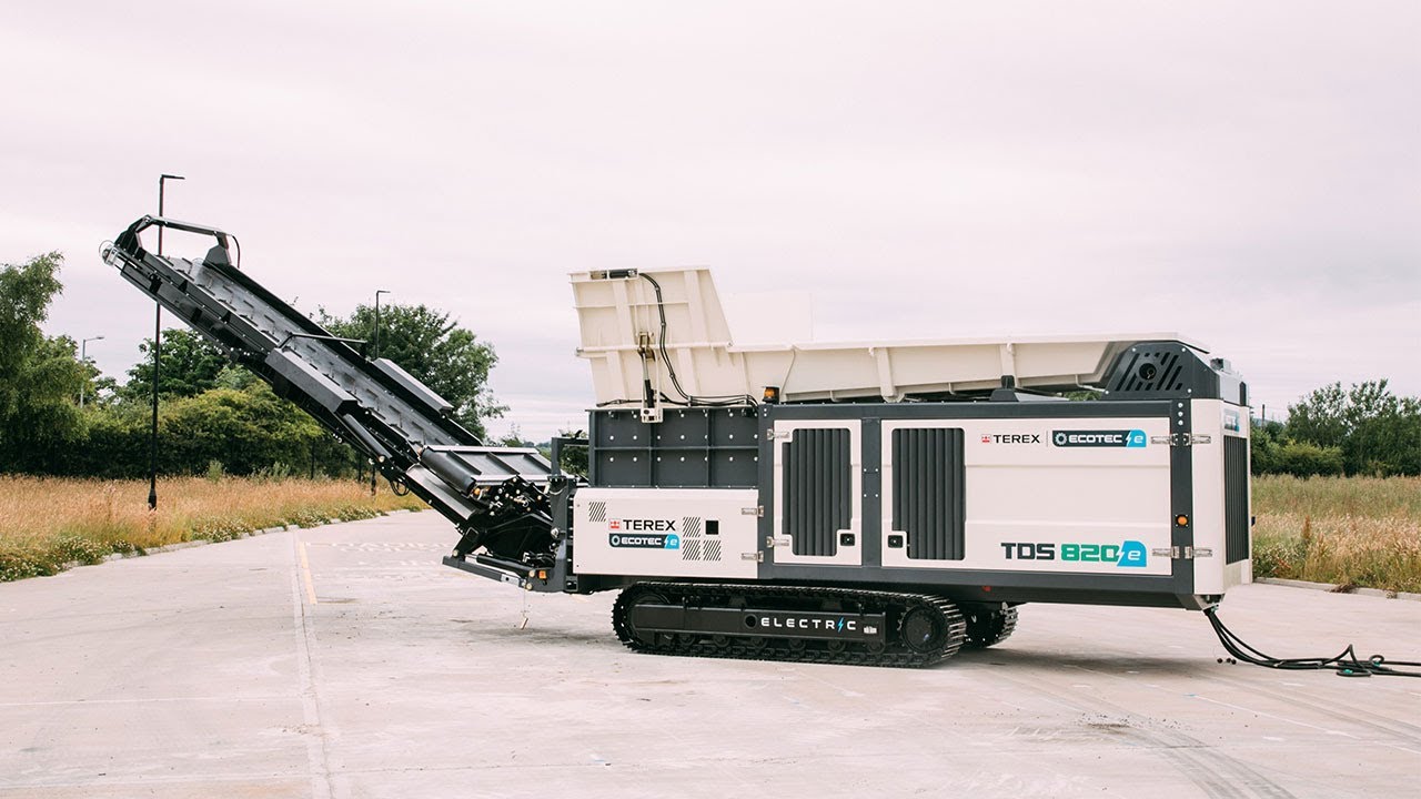 New TDS 820E Electric Slow Speed Shredder - YouTube