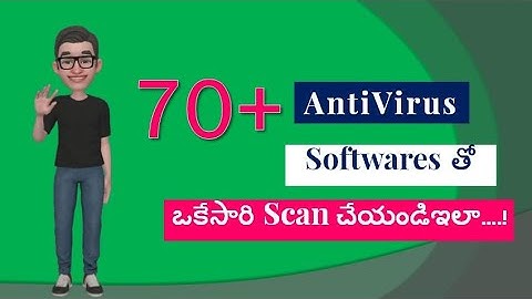 How to Scan a files for Viruses Online | Online virus Scan | in Telugu