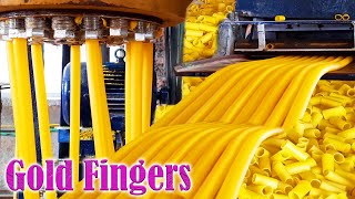 Tempting Gold Finger Snacks making Machine 'Gold Finger Fryums' Raw Gottalu - Small Scale Industries