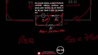 Circuito série #resistores #resistor