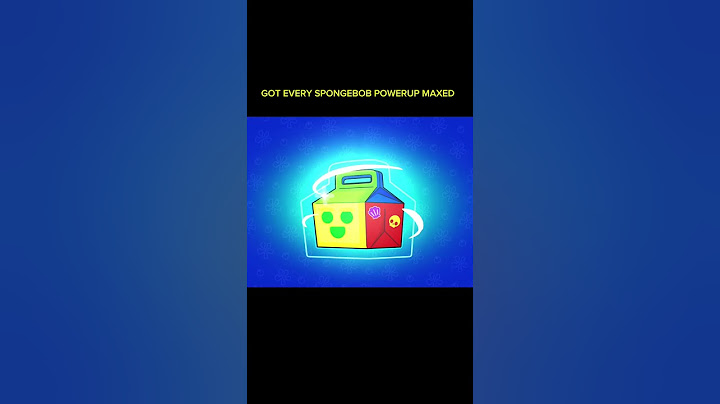 BRAWL STARS - Got every spongebob powerup maxed