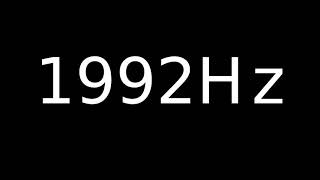 Speaker Sound Test 1992Hz
