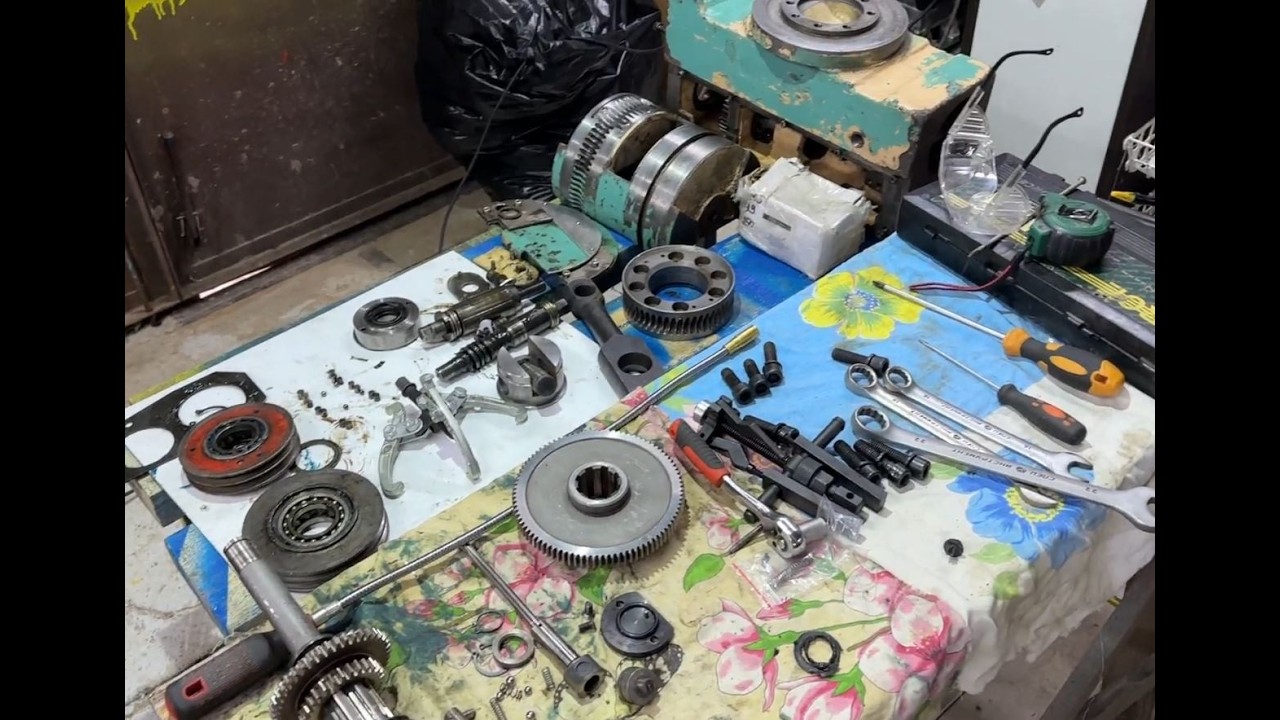 6т80Ш - разборка верха и начало дефектовки #1. 