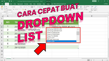 CARA CEPAT MEMBUAT DROPDOWN LIST DI EXCEL