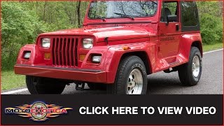 1991 Jeep Wrangler Renegade (SOLD) - YouTube