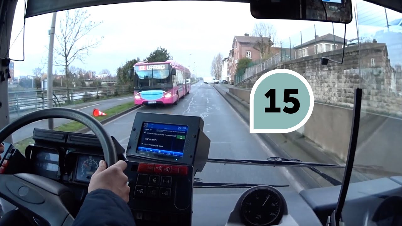 [CABRIDE] Ligne 15 - de Dunkerque à Grande-Synthe en Agora S GNV | DK'Bus