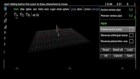 Space draw interface customize