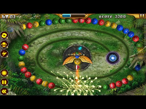 Marble Blast (by Cat Studio) - free offline Zuma-like game for Android - gameplay.