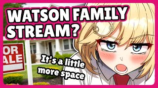 Ame's moving back in with her family | Hololive | Amelia Watson
