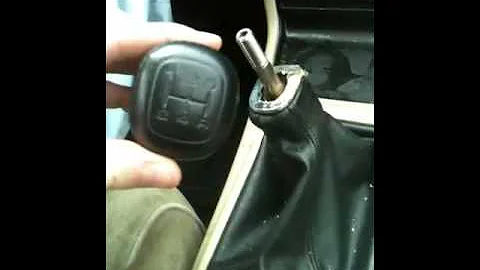 How to replace shift knob HONDA ACCORD