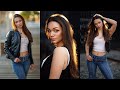 Model portraits with natural light bts  canon eos r5  rf 85mm 12