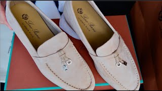 LORO PIANA Summer Charms Walk Loafers Suede Unboxing