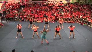 Chaminade Dance Team Welcome Rally Choreo Noelle and Brittany Nader