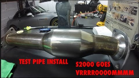 S2000 | Test Pipe Install