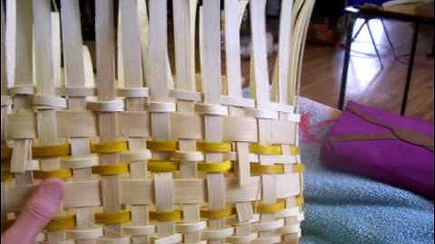 Nancy Today: 9 New England Basket workshop ASMR basketmaking (basket making tutorial) hacer cesta