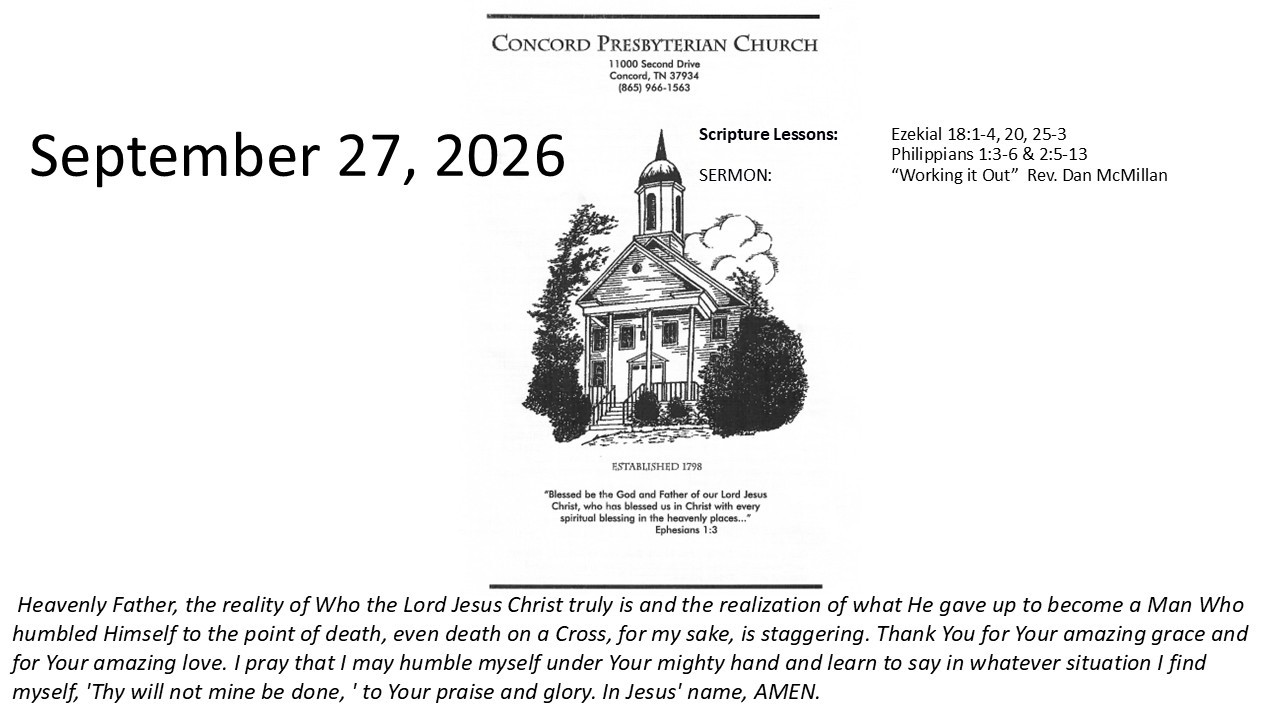 CPC Sermon September 27, 2026