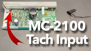 Bandsaw Upgrade Using the Tach Input on an MC-2100 to Have More Consistant Speed Tach Input Test