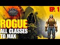 Elwynn Forest Questing! Rogue Playthrough #1 Episode1 | All Classes to 60 Hardcore WoW Challenge!