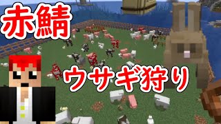 【赤鯖】　サファリーパークでウサギ狩りゲームを考案したら楽しすぎた♪　【マインクラフト】 screenshot 4