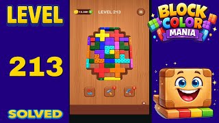 Block Color Mania – Level 213 | Fast & Clean Solution