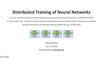 PR-092: Distributed Training of Neural Networks