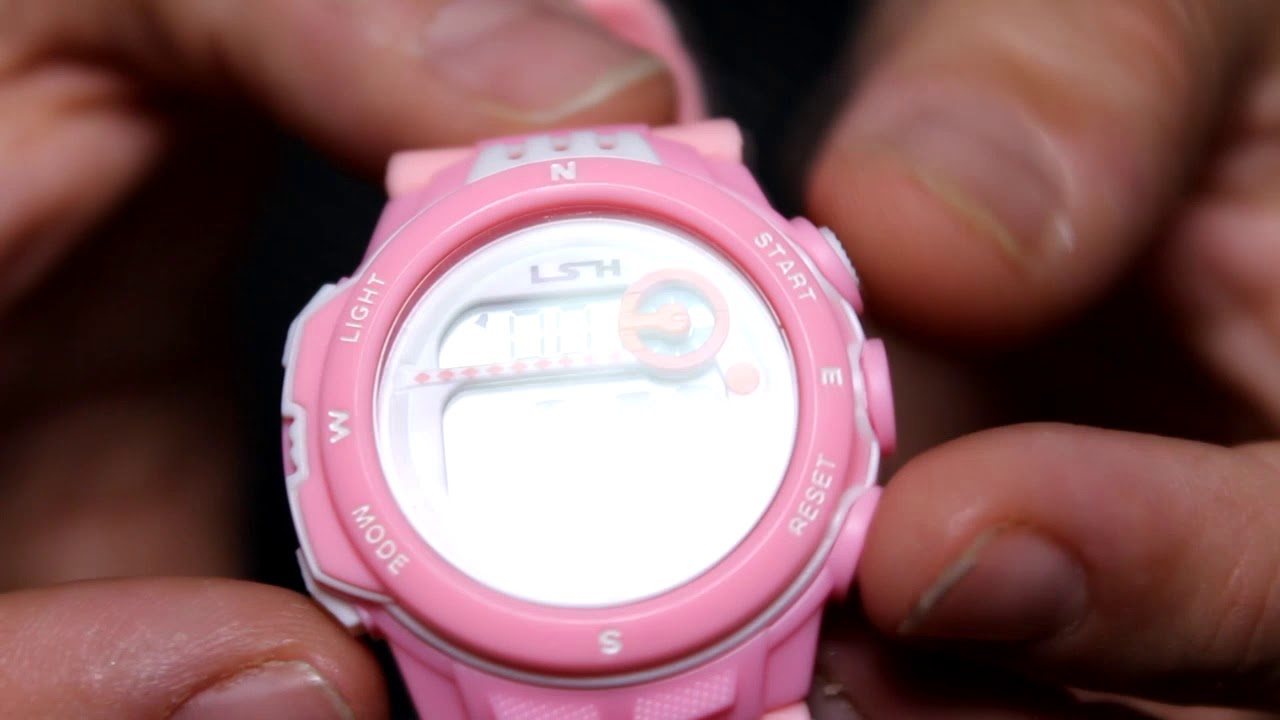 Reloj Infantil Slop Niña Y Niño Moda Digitales Color de la correa Rosa