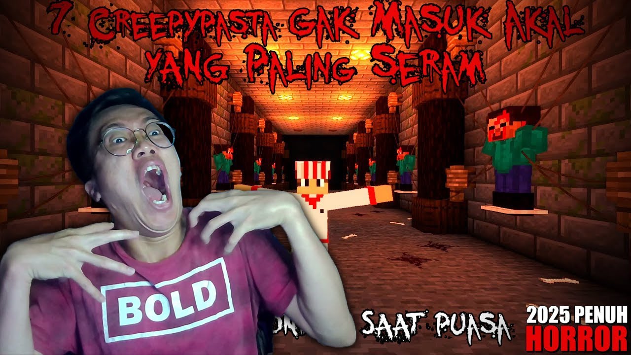 FIX INILAH 7 Creepypasta TERANEH Yang Pernah Ada Di Minecraft Pt.109 (4 JUMPSCARE Katanya)