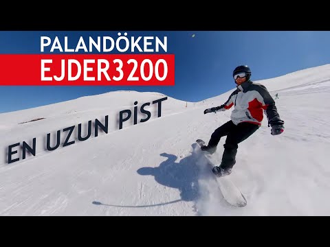 EJDER3200 Palandöken En Uzun Pistte Snowboard