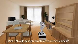 AI-Generated 3D Worlds Meet Robotics 🤖 | Interactive Simulation Demo | Beta-Test Calling #ai3d