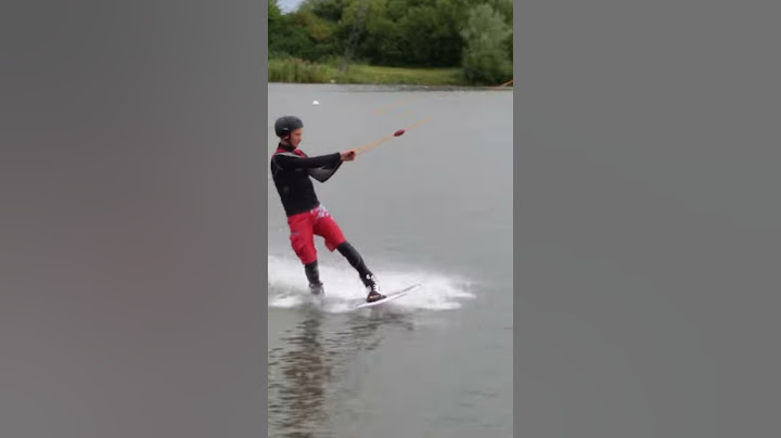 Einstiegs Trick beim Wakeboarden