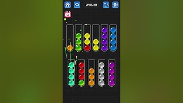 Ball Sort Puzzle by Guru Game: Levels 366, 367, 368, 369, 370