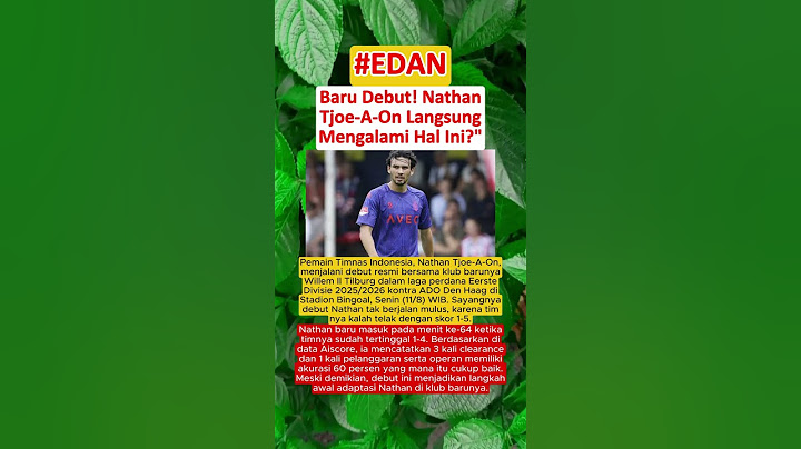 GAK NYANGKA‼️ Baru Debut! Nathan Tjoe-A-On Langsung Mengalami Hal Ini?