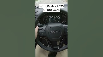 Isuzu D-Max 2025 (1.9d 164 hp AT6 4WD) 0-100 km/h Acceleration #isuzu #isuzudmaxallnew #isuzudmax
