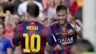 Barcelona VS Granada 6 VS 0 Highlights 27 September 2014
