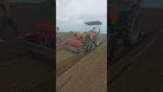 Tractor-Mounted Ridging & Seeding Machine
