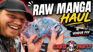 RAW MANGAS EVERYWHERE! 😳🔥 | Card Party Vendor POV