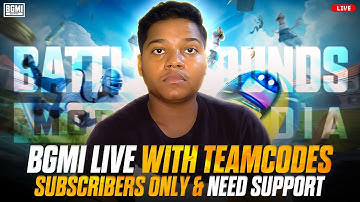 BGMI LIVE STREAM TEAM CODE WITH SUBSCRIBERS | 1V1 SUB ONLY CUSTOM ROOM 🥰 FACECAM #JAYGAMINGYT0