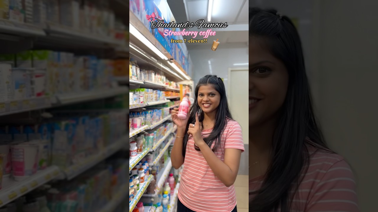 Viral Thailand Drink‼️ from 7-eleven ❤️ | Watch till the end 😅 