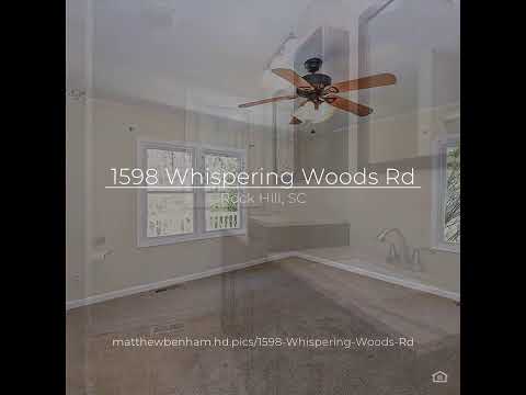 1598 Whispering Woods Rd, Rock Hill, SC home video tour