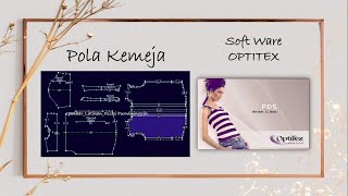 Pola Kemeja Lengan Pendek Dengan Software OPTITEX - PDS 11 !! Ada Lapak Bahu !! screenshot 5