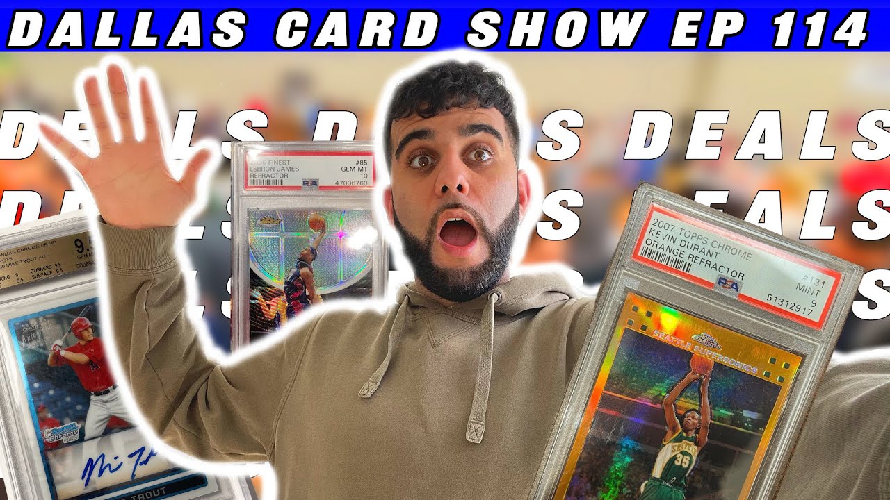 Dallas Card Show March 2021 DEALS DEALS DEALS SashaT Ep 114 YouTube