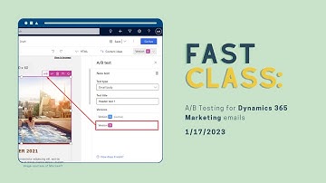 A/B testing for Dynamics 365 Marketing emails