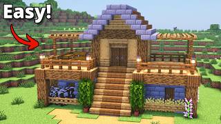 Minecraft: Simple Survival House Tutorial🏠