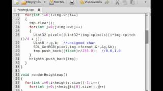 OpenGL tutorial 21 - heightmap