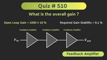Feedback Amplifier Solved Problem (Analog Electronics) | Quiz # 510