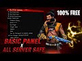 FREE FIRE PC PANEL OB53 ❗ AIMBOTRAGE+MAIN ID SAFE PANEL | EVERY DAY FREE PANEL FOR ALL SERVER SAFE
