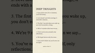 Deep Thoughts That Will Blow Your Mind! 😱